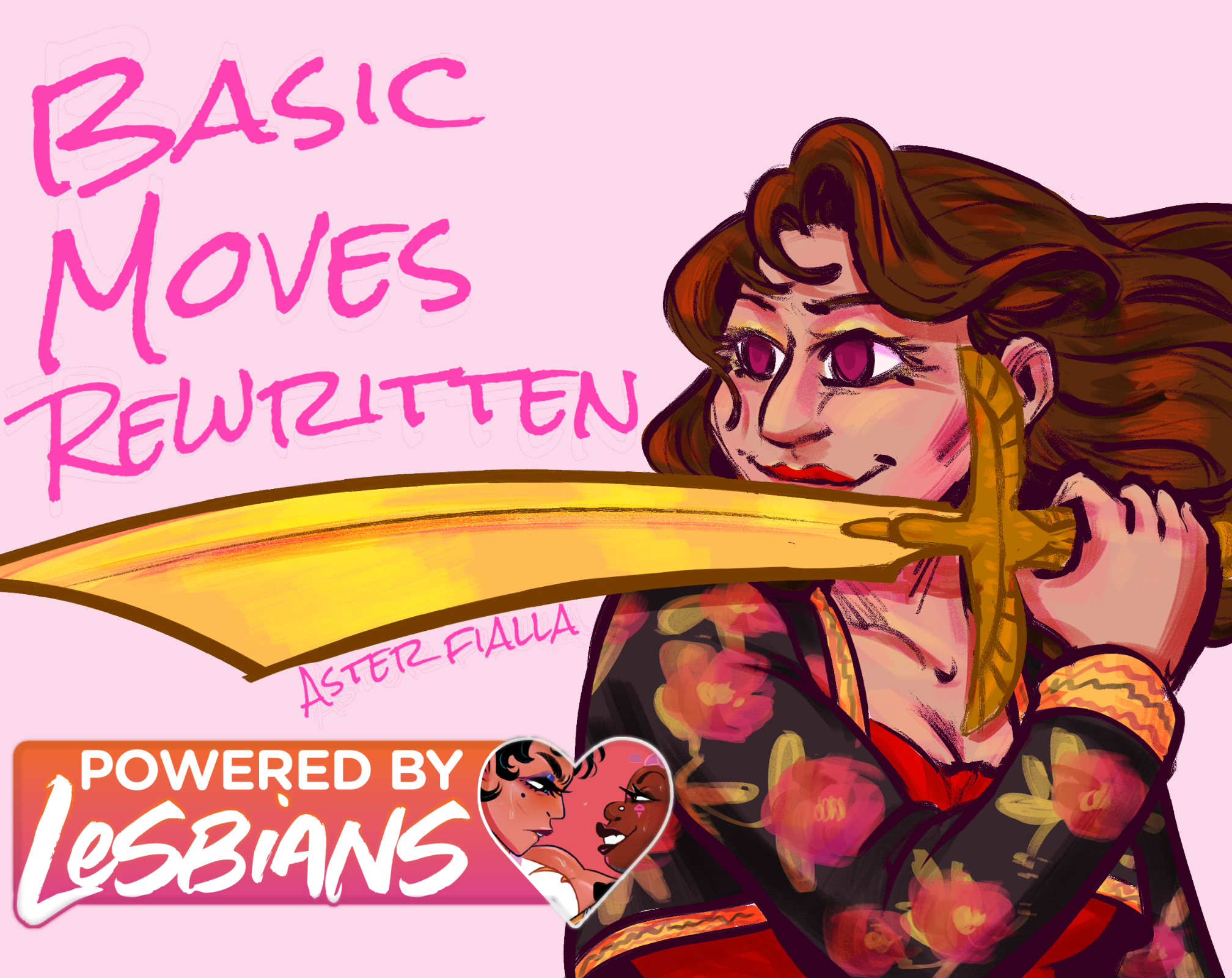 Cover art for Powered by Lesbians - Basic Moves Rewritten