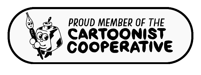 Cartoonist Coop badge